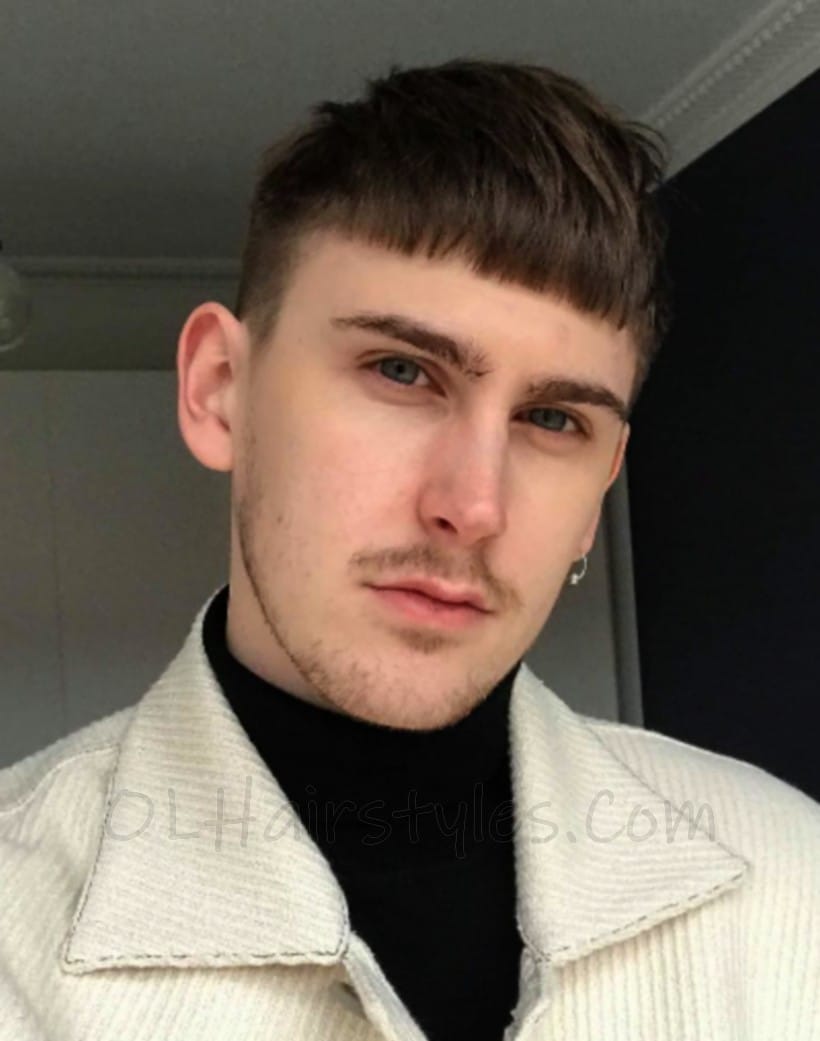 Men's Bangs With a Short Haircut