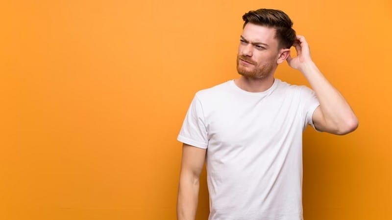Mild care products and less styling reduce itching For Men