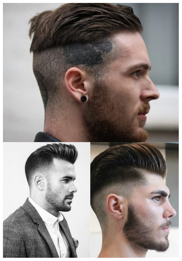Strict Halfbox Haircut with Stylish Men