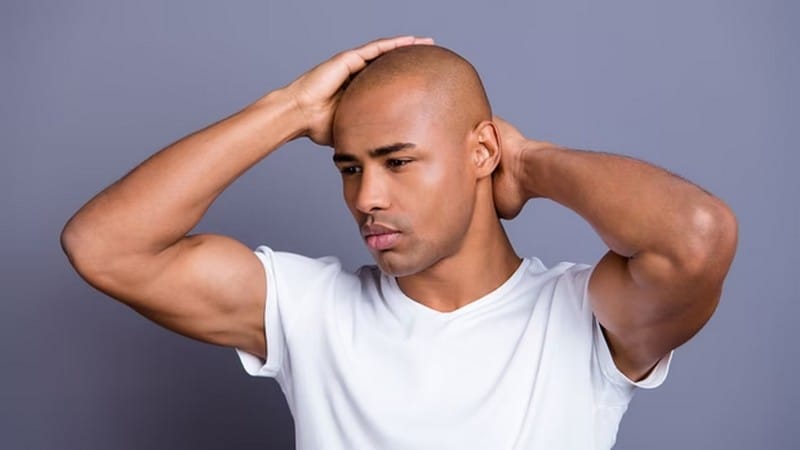 bald head feels good after shaving