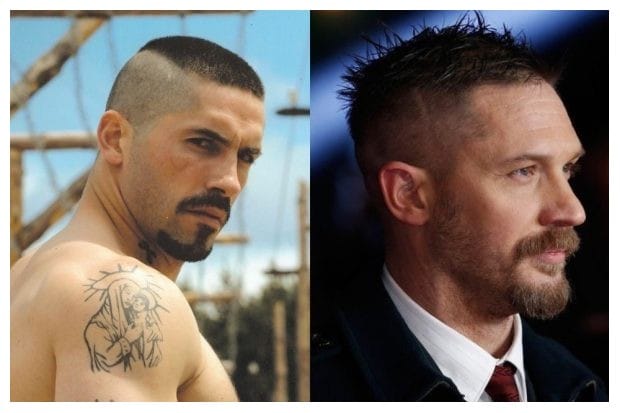 men's haircut, boxing, short sides