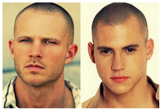 men's haircut, short military